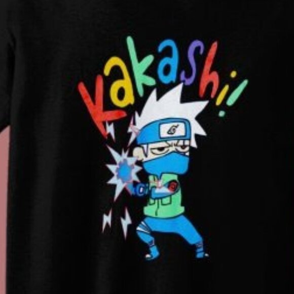 Kakashi Hatake Anime T Shirt Naruto Character Graphic Fan Gift Retro Japanese - Picture 2 of 5
